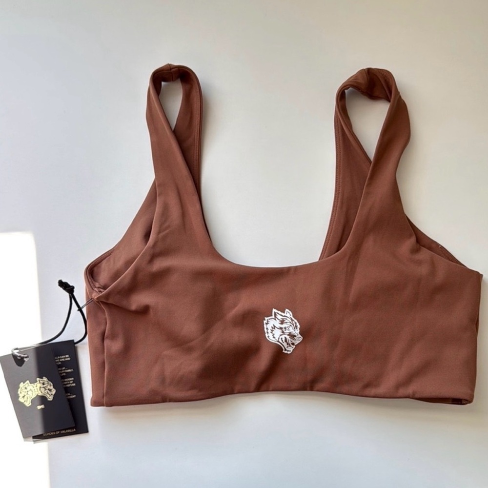 NWT single wolf twist energy bra size large